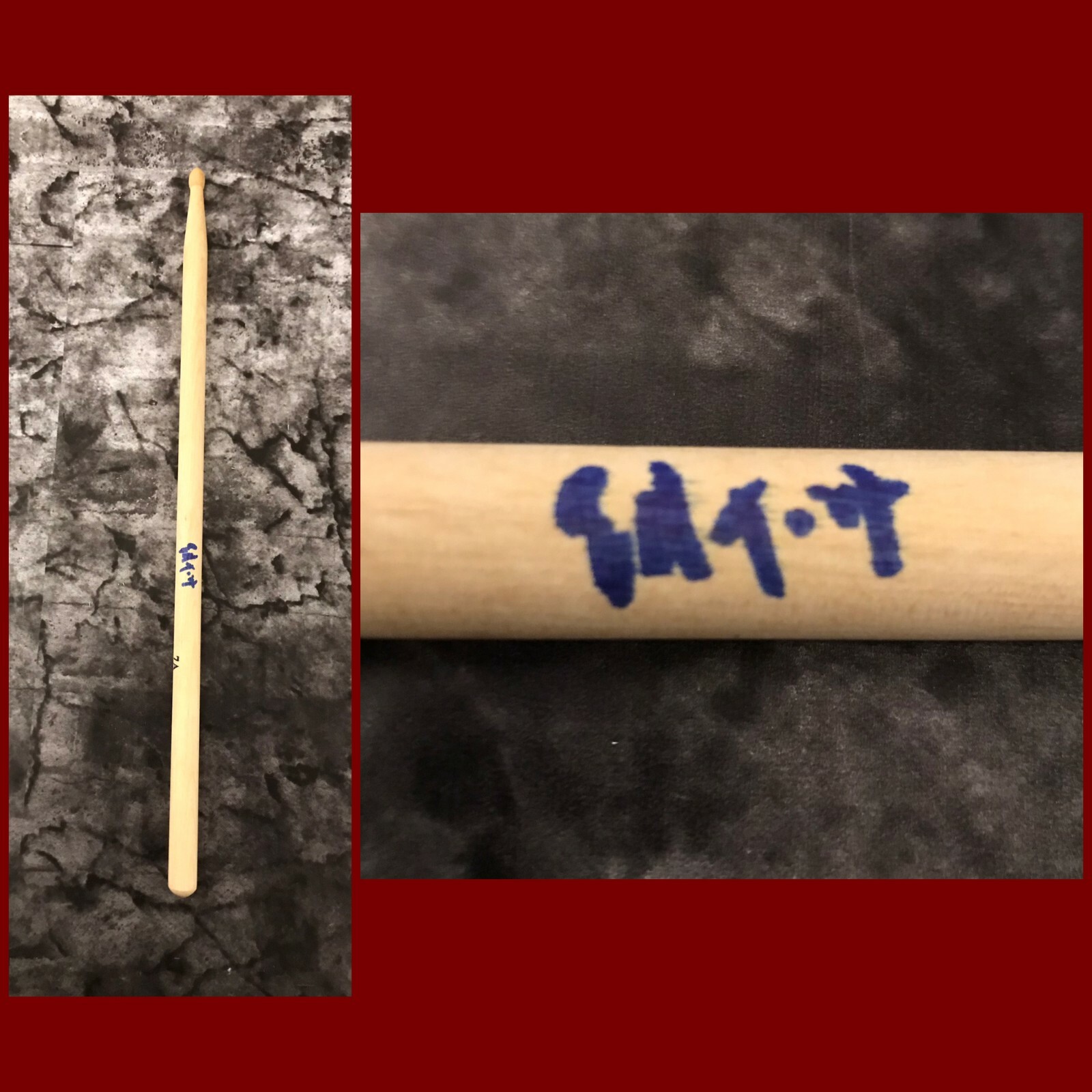 GFA THE DOOBIE BROTHERS DRUMMER * ED TOTH * SIGNED NEW DRUMSTICK E2 COA COLLECTIBLE MEMORABILIA