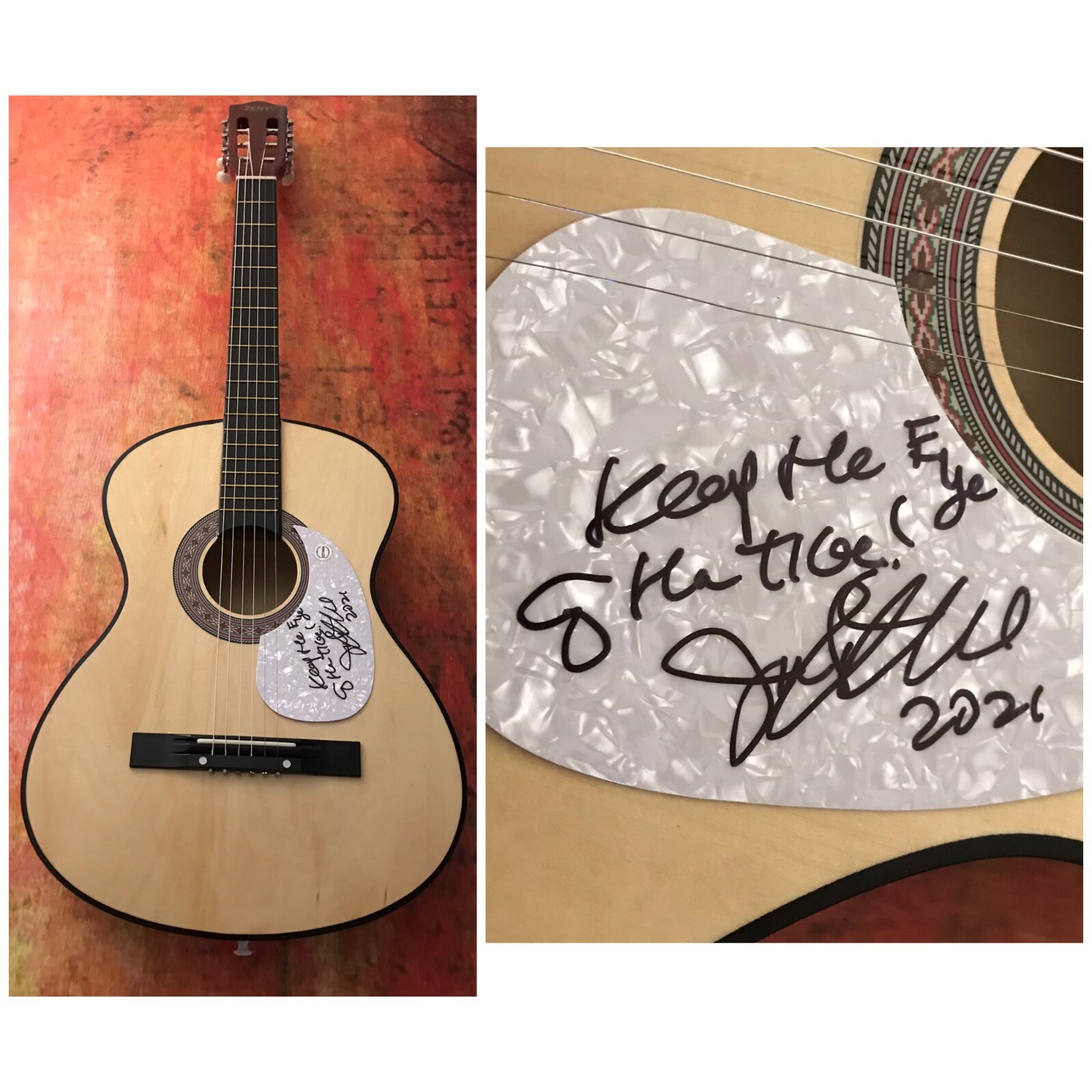GFA Survivor Band Founder * JIM PETERIK * Signed Acoustic Guitar J1 COA