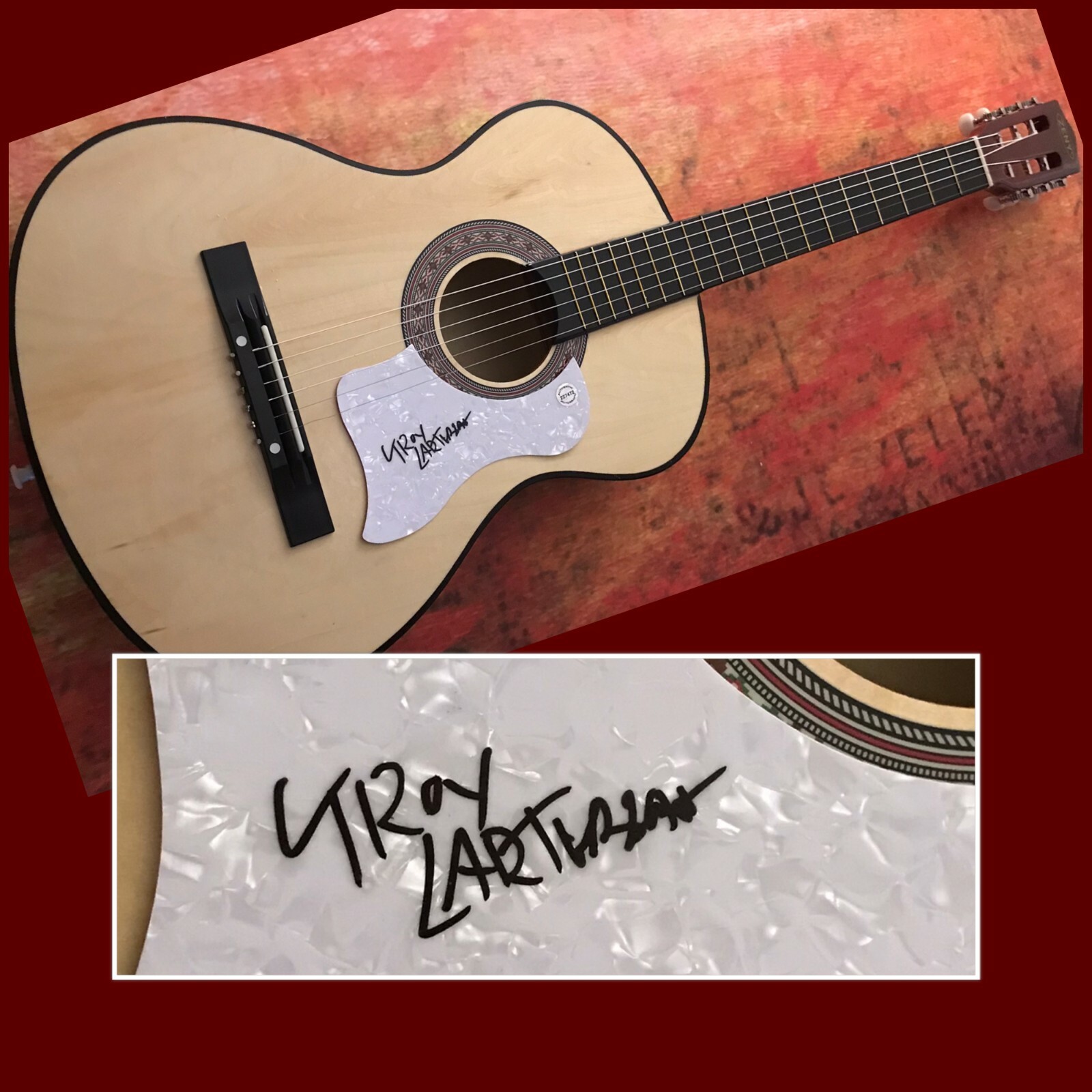 GFA Hung Up On You * TROY CARTWRIGHT * Signed Acoustic Guitar T3 COA
