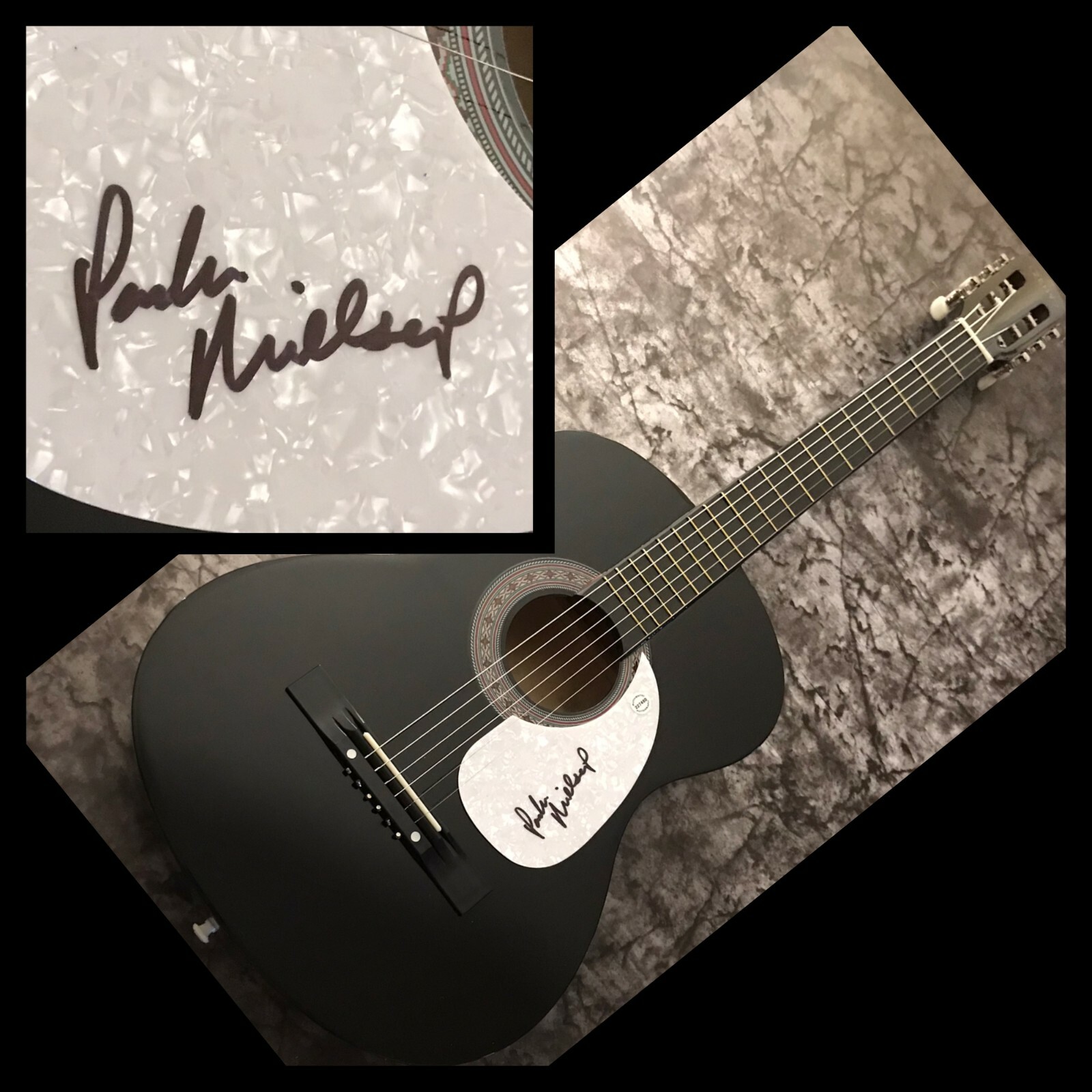 GFA Hades Pleads Star * PARKER MILLSAP * Signed Acoustic Guitar P4 COA
