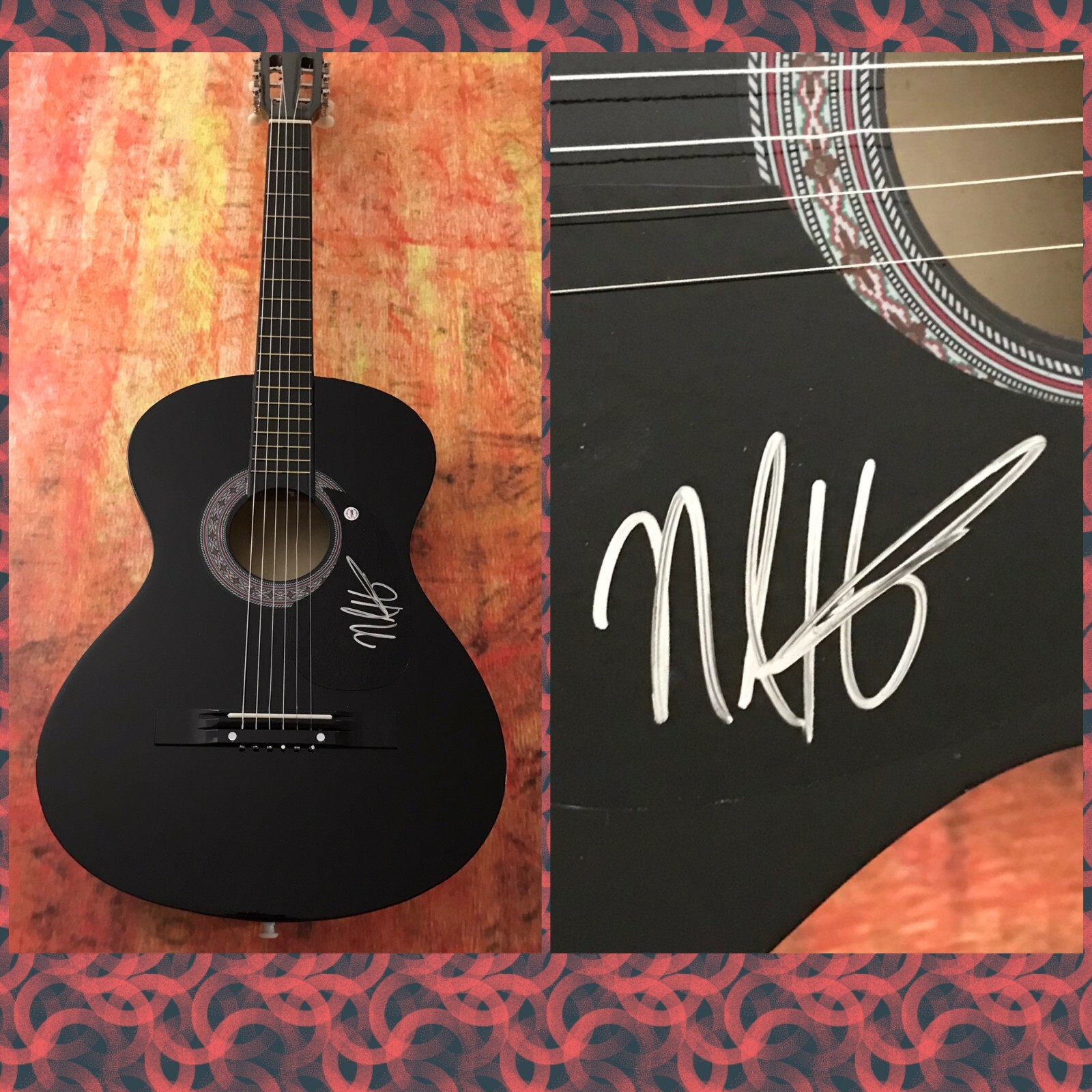 GFA Red Band Society Star * NOLAN SOTILLO * Signed Acoustic Guitar N2 COA
