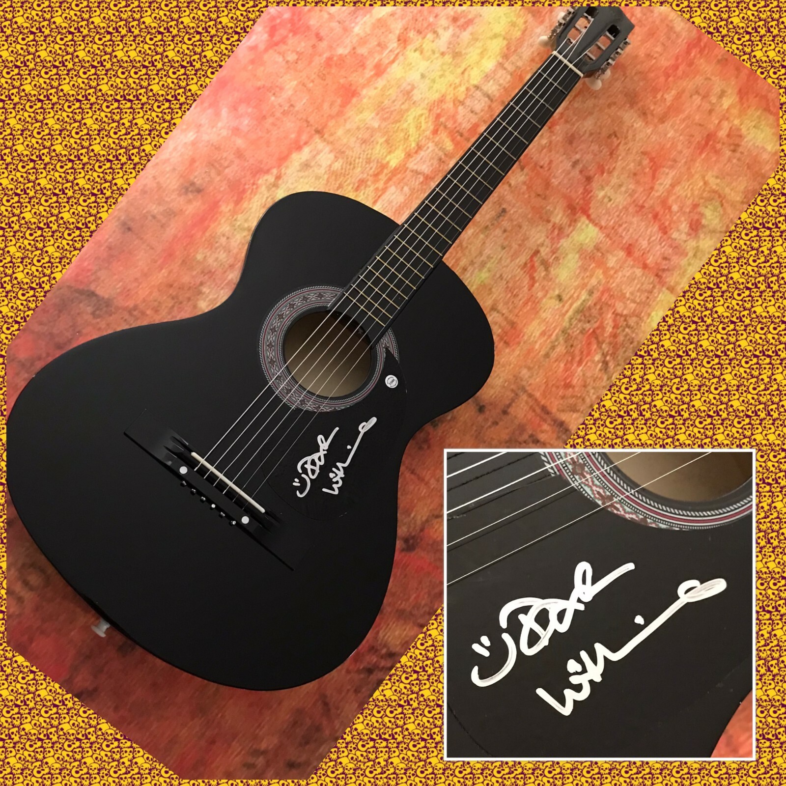 GFA Iowa Mortal City * DAR WILLIAMS * Signed Acoustic Guitar PROOF D4 COA
