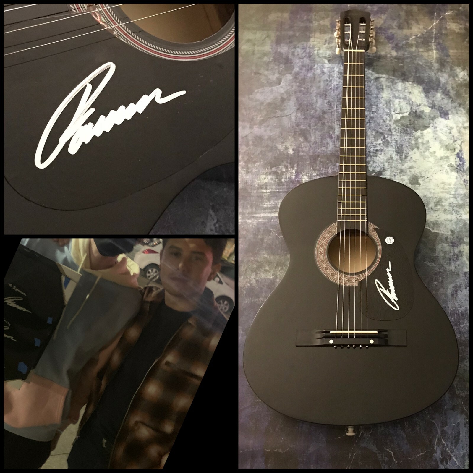 GFA Between You & Me * ROMAN ALEXANDER * Signed Acoustic Guitar R1 COA
