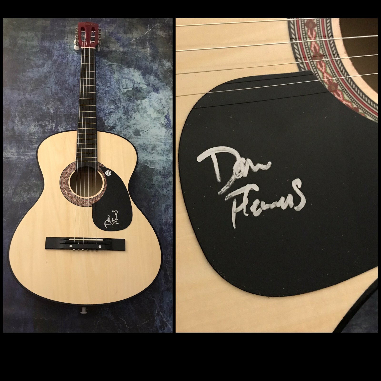 GFA Black Cowboys Folk Star * DOM FLEMONS * Signed Acoustic Guitar D2 COA
