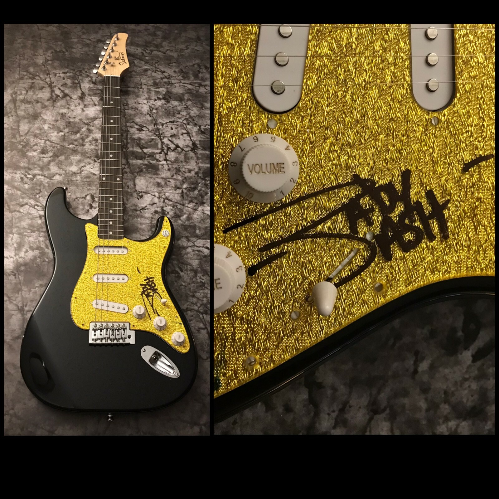 GFA Savage Dreams Suga Suga * BABY BASH * Signed Electric Guitar PROOF B3 COA
