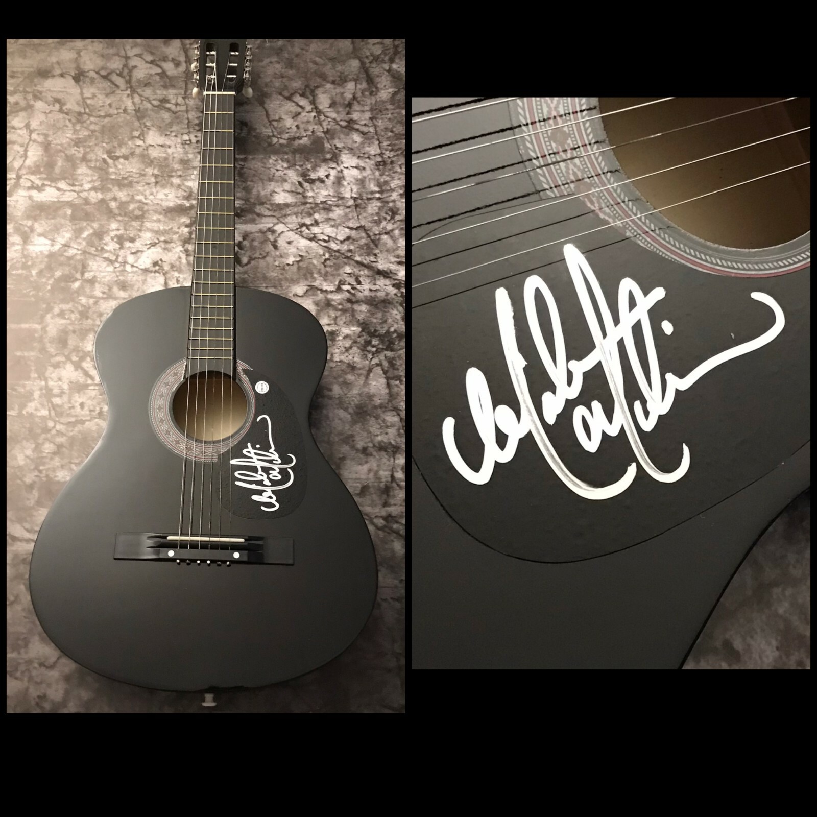 GFA and The Rusted Hearts * MILES NIELSEN * Signed Acoustic Guitar M2 COA
