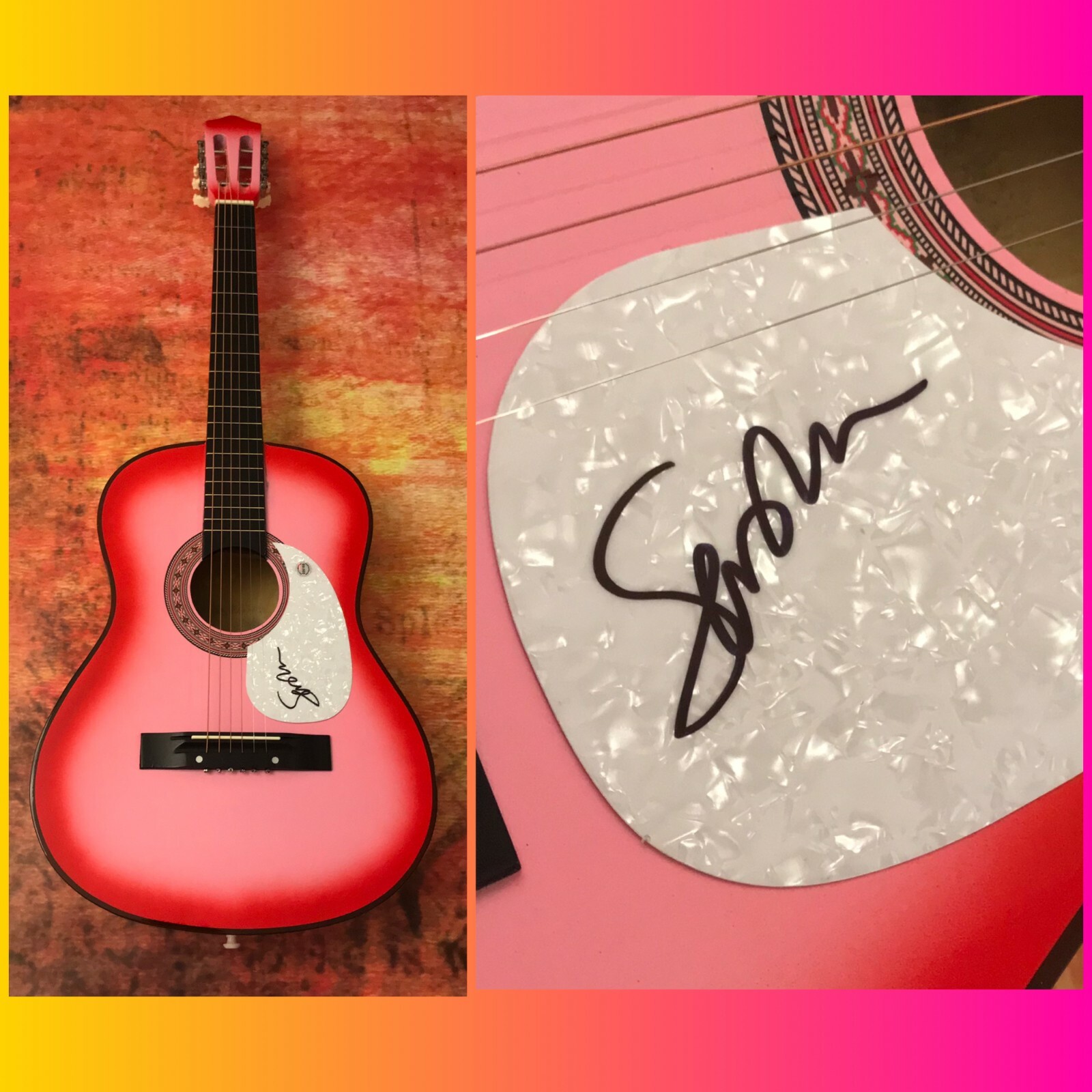 GFA When Was it Over? * SASHA ALEX SLOAN * Signed Acoustic Guitar PROOF S5 COA
