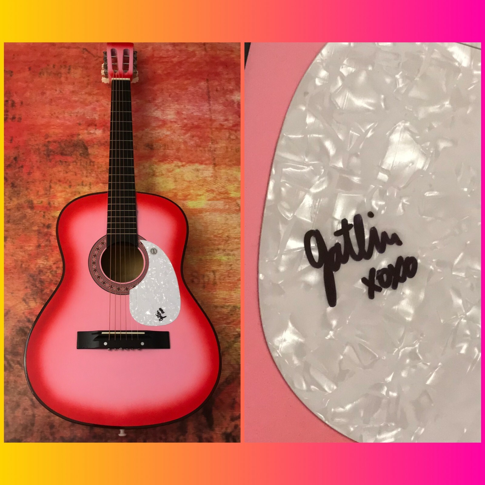 GFA Talking to Myself Singer * GATLIN * Signed Acoustic Guitar PROOF G5 COA
