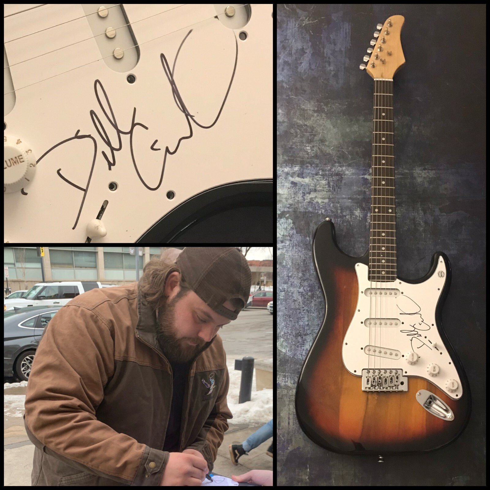 GFA Son of A Hot Beer * DILLON CARMICHAEL * Signed Electric Guitar PROOF D2 COA