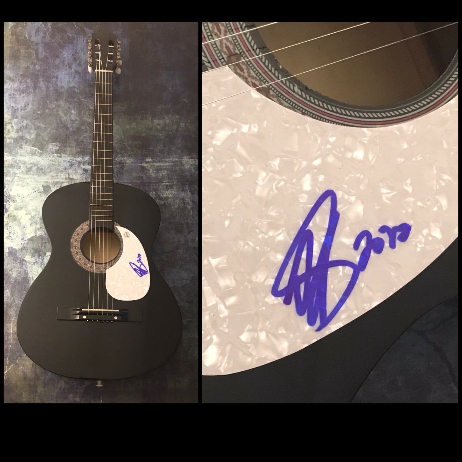 GFA Lonely Drum Star * AARON GOODVIN * Signed Acoustic Guitar PROOF A1 COA
