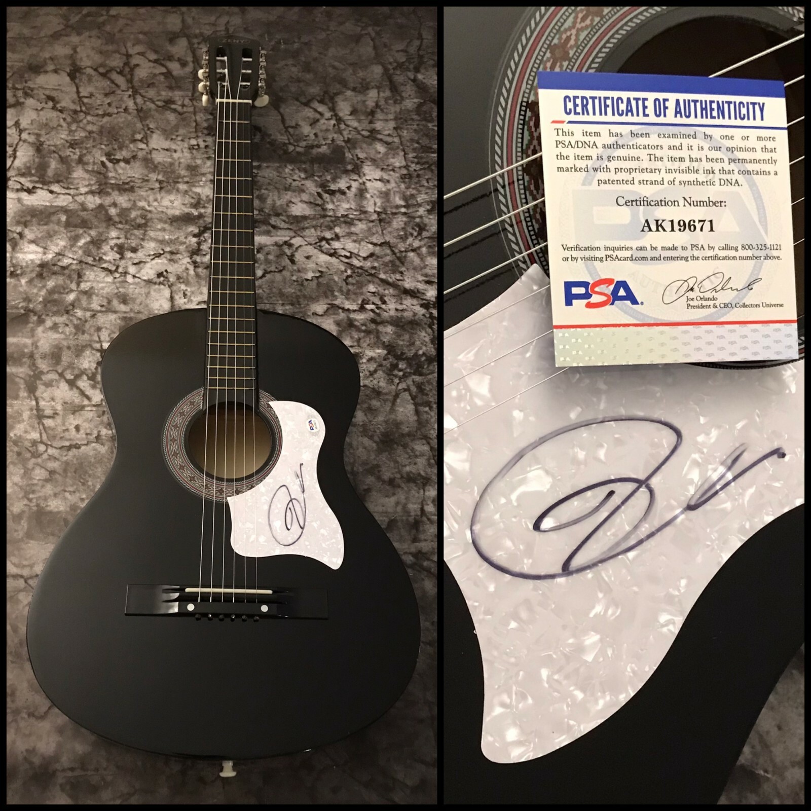 PSA Yes Band Frontman * JON ANDERSON * Signed Acoustic Guitar J2 COA
