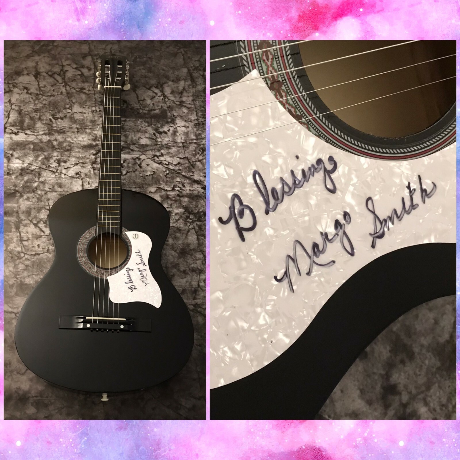 GFA Take My Breath Away * MARGO SMITH * Signed Acoustic Guitar COA
