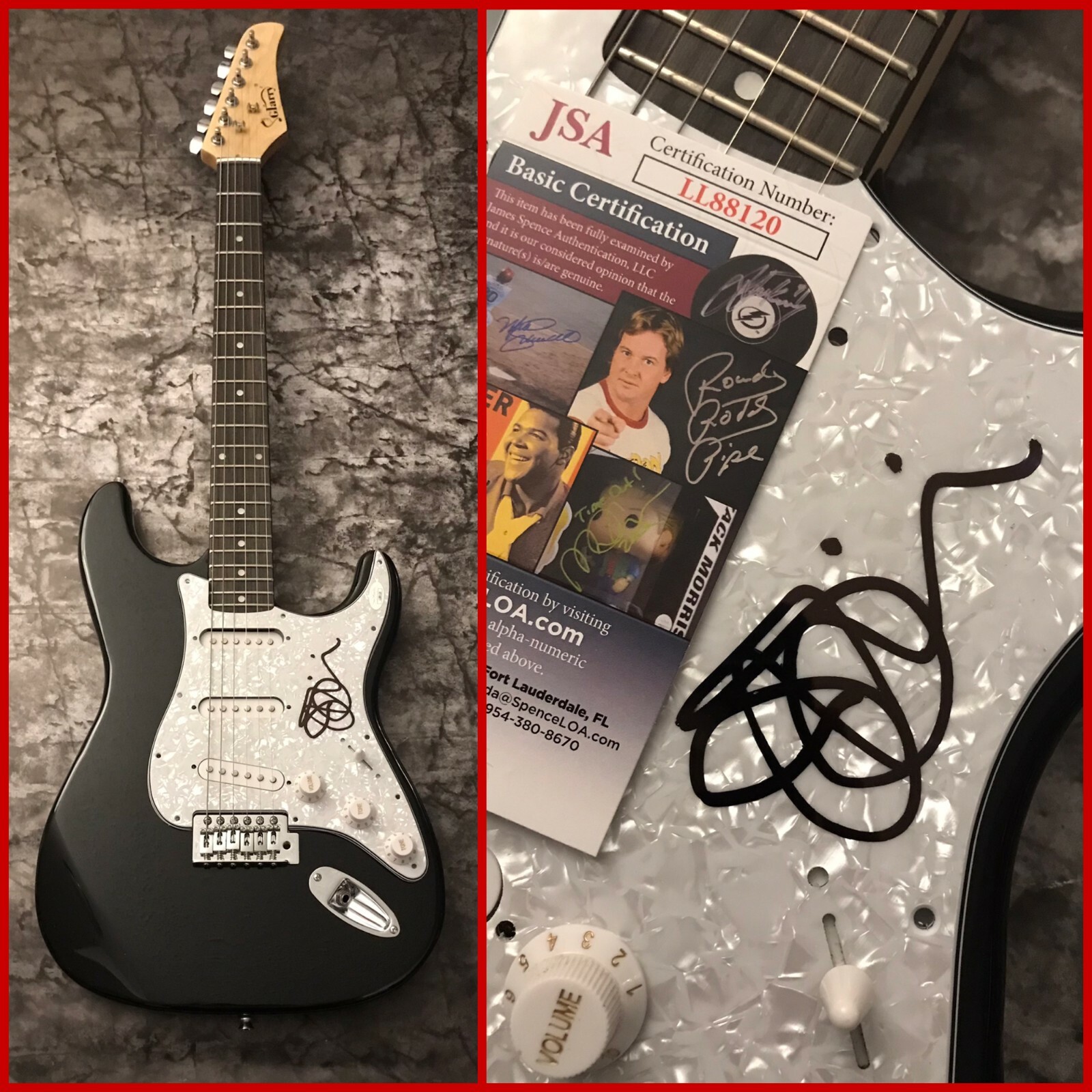 JSA Chickenfoot Guitarist * JOE SATRIANI * Signed Electric Guitar COA
