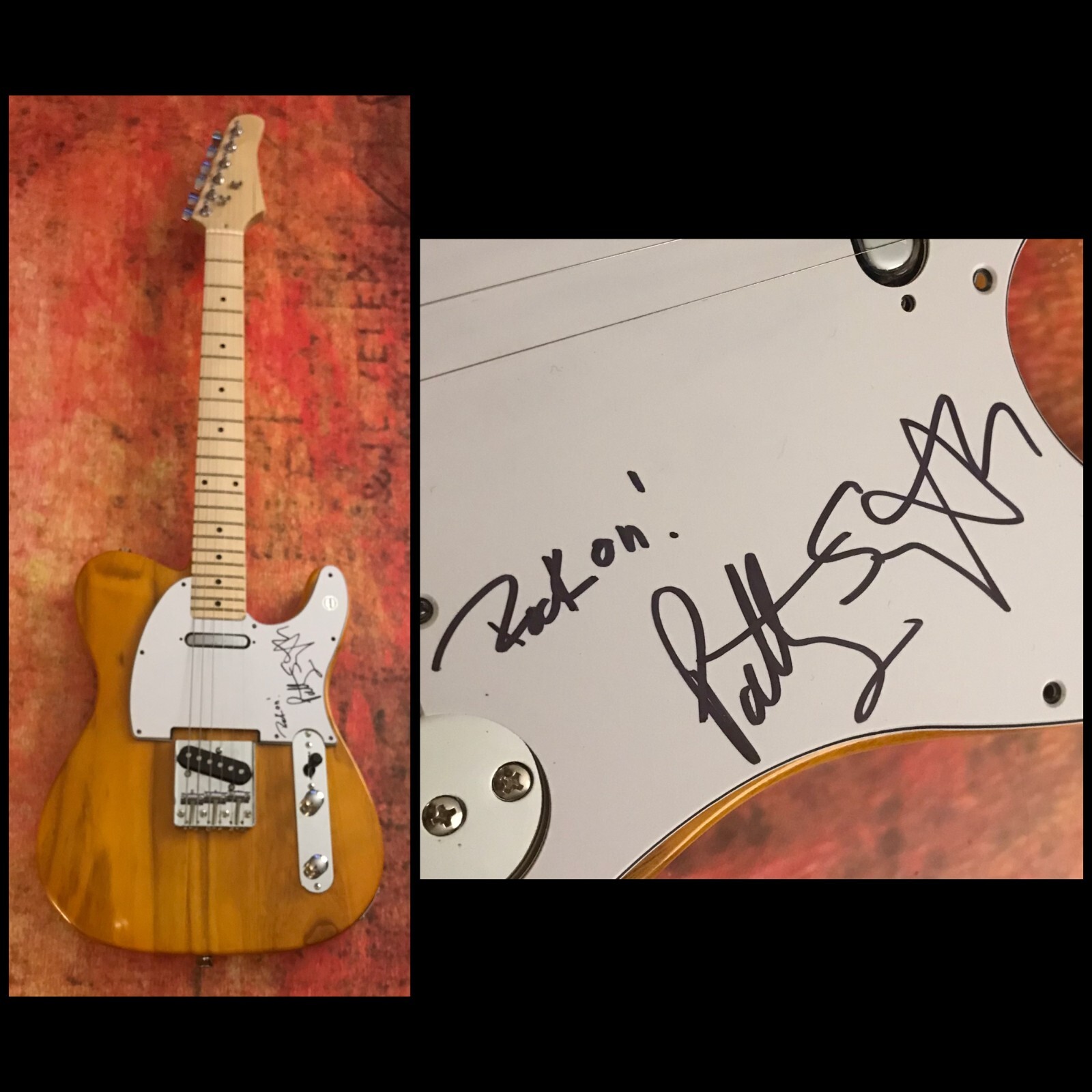 GFA Sometimes Love Just Ain't Enough * PATTY SMYTH * Signed Electric Guitar COA