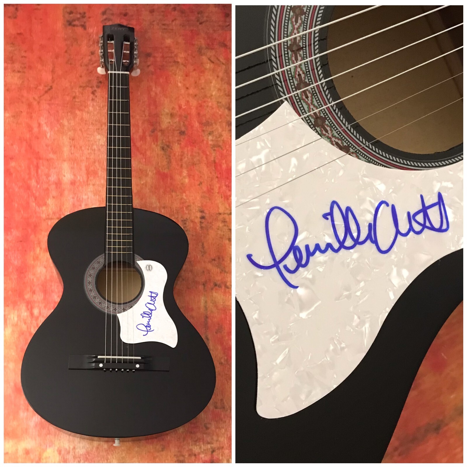 GFA Sexy Country Somebody Like That * TENILLE ARTS * Signed Acoustic Guitar COA
