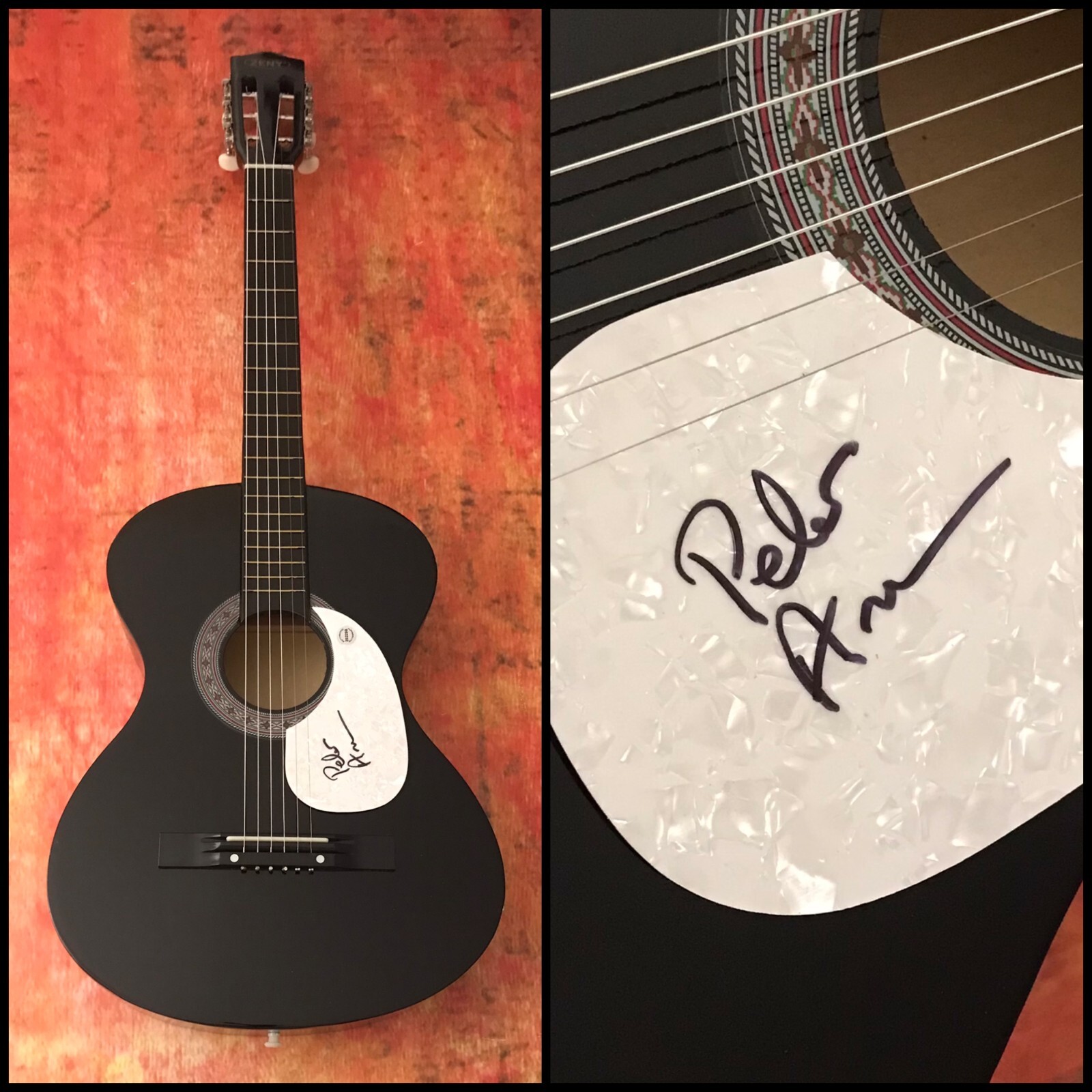 GFA A World Without Love * PETER ASHER * Signed Acoustic Guitar PROOF P3 COA
