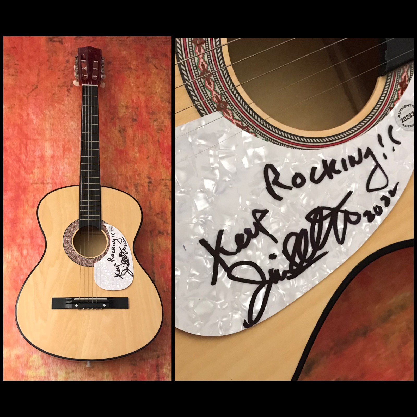 GFA Survivor Band Founder * JIM PETERIK * Signed Acoustic Guitar J5 COA
