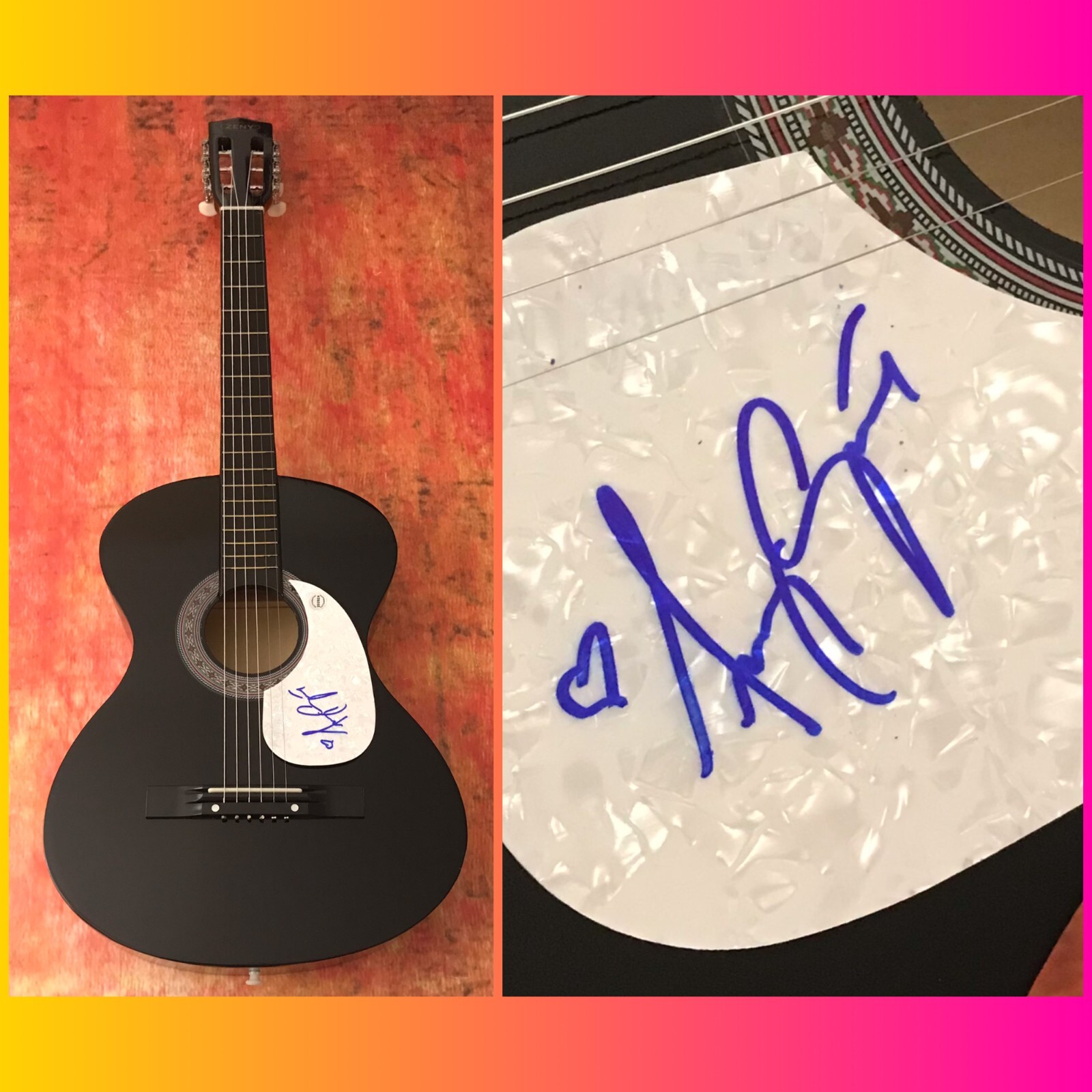 GFA Heart in Motion Baby, Baby * AMY GRANT * Signed Acoustic Guitar A2 COA
