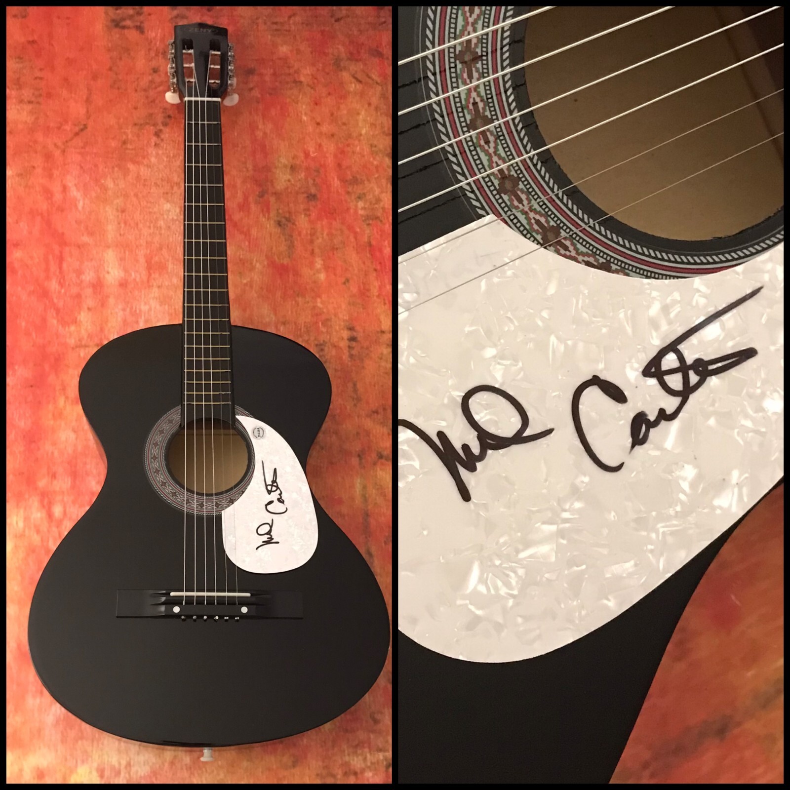 GFA Hold Me, Thrill Me, Kiss Me * MEL CARTER * Signed Acoustic Guitar M3 COA
