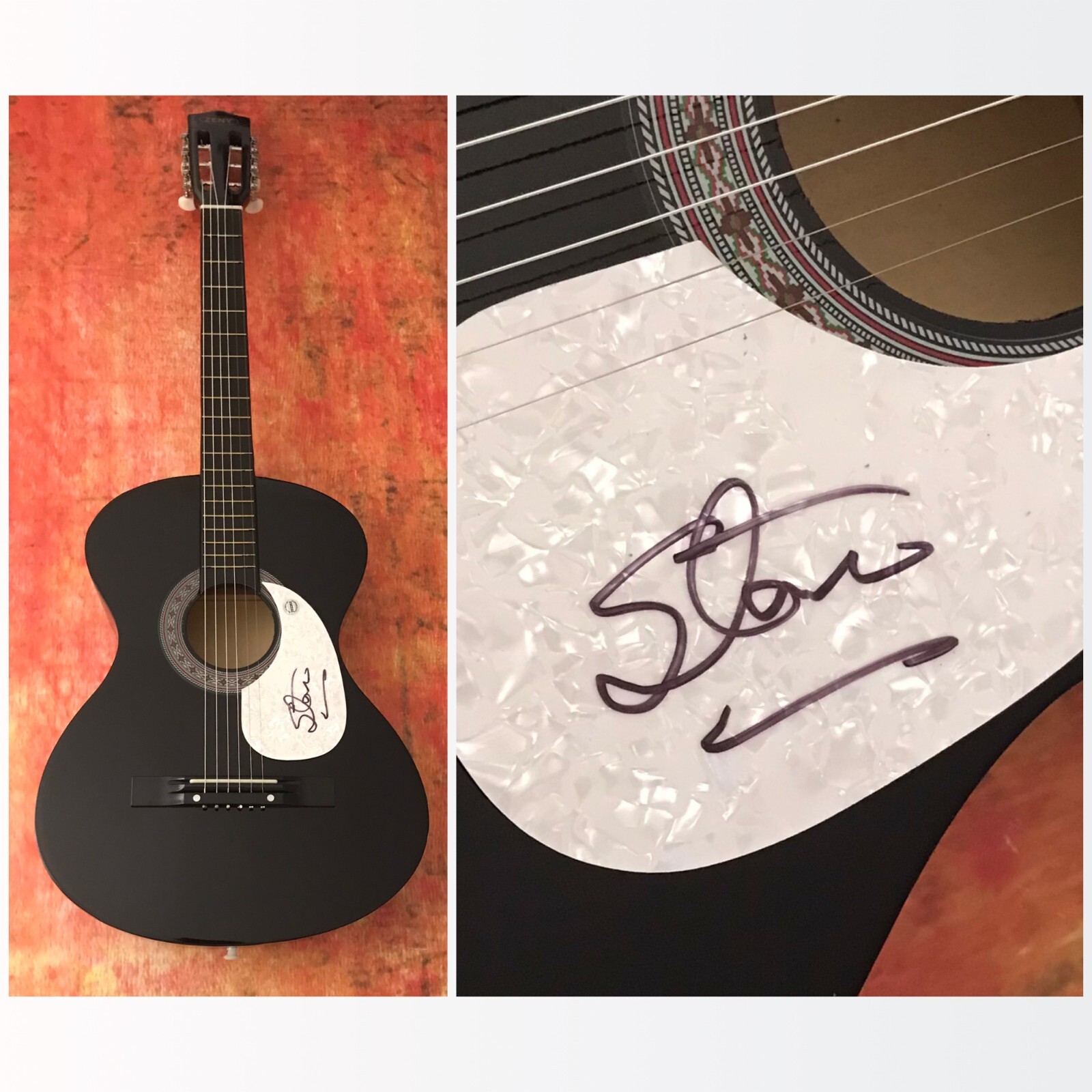GFA I'm Easy to Love * STAN HITCHCOCK * Signed Acoustic Guitar S3 COA
