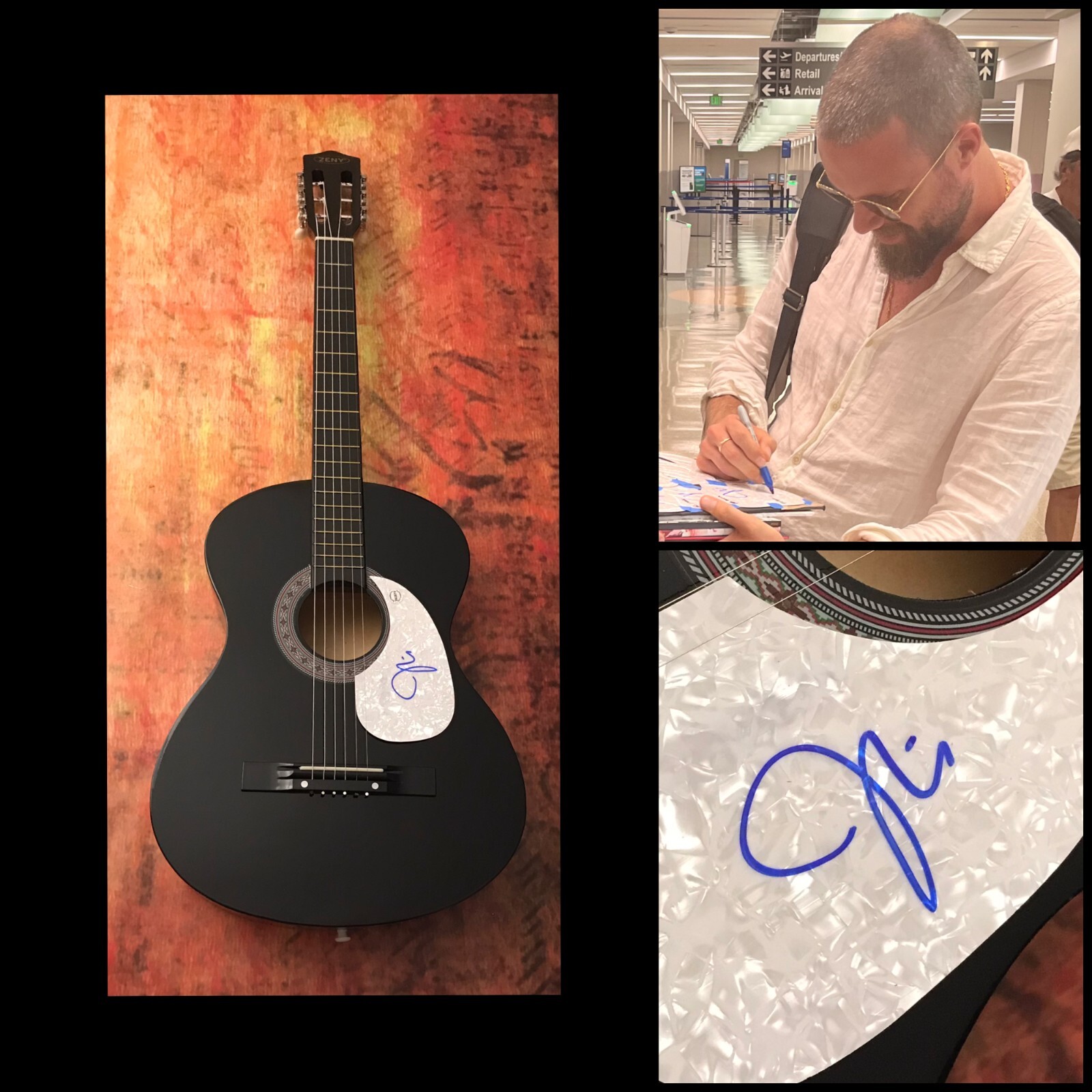GFA Real Love Baby Star * FATHER JOHN MISTY * Signed Acoustic Guitar PROOF COA
