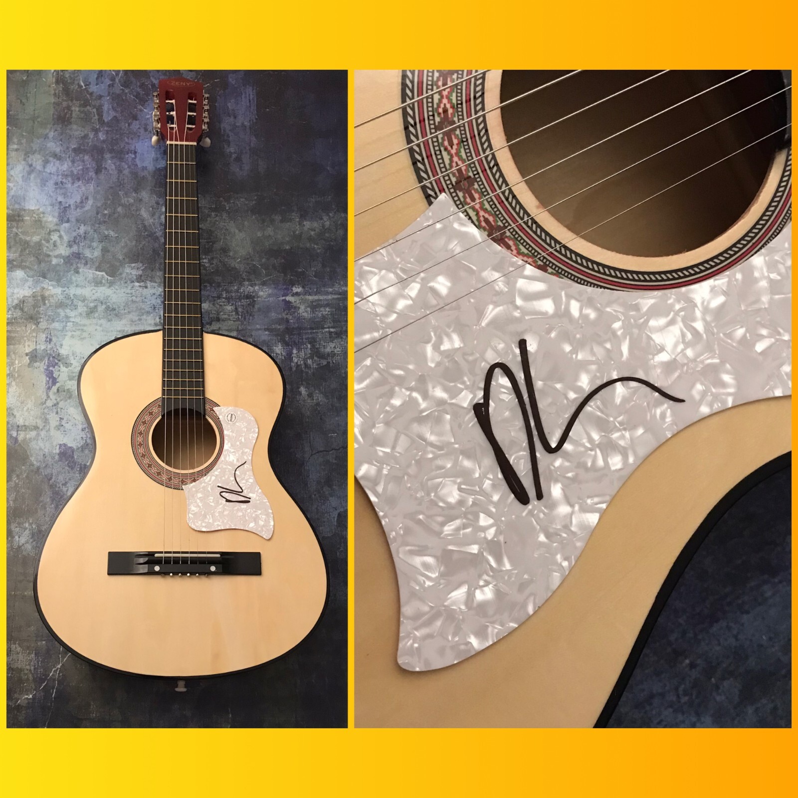 GFA A Place We Knew Waves Be Alright * DEAN LEWIS * Signed Acoustic Guitar B COA
