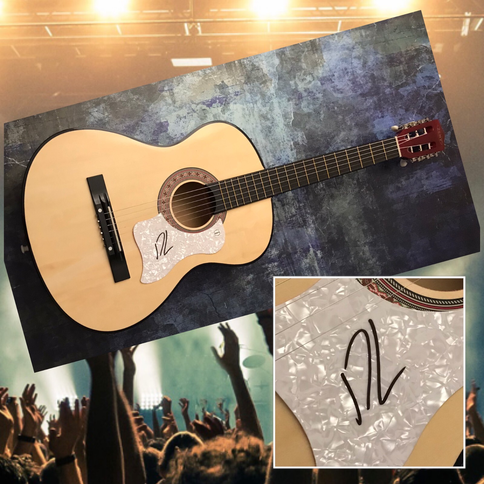 GFA A Place We Knew Waves Be Alright * DEAN LEWIS * Signed Acoustic Guitar COA
