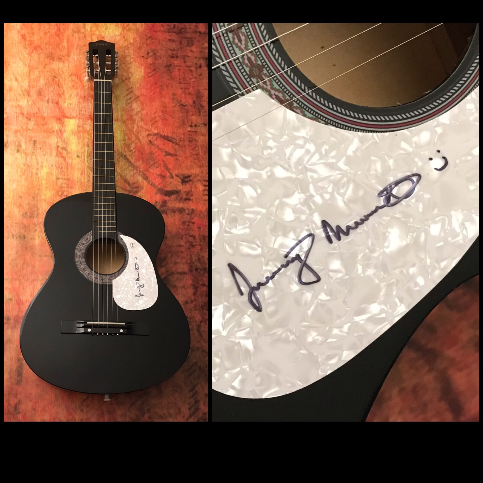 GFA The Reluctant Graveyard * JEREMY MESSERSMITH * Signed Acoustic Guitar COA
