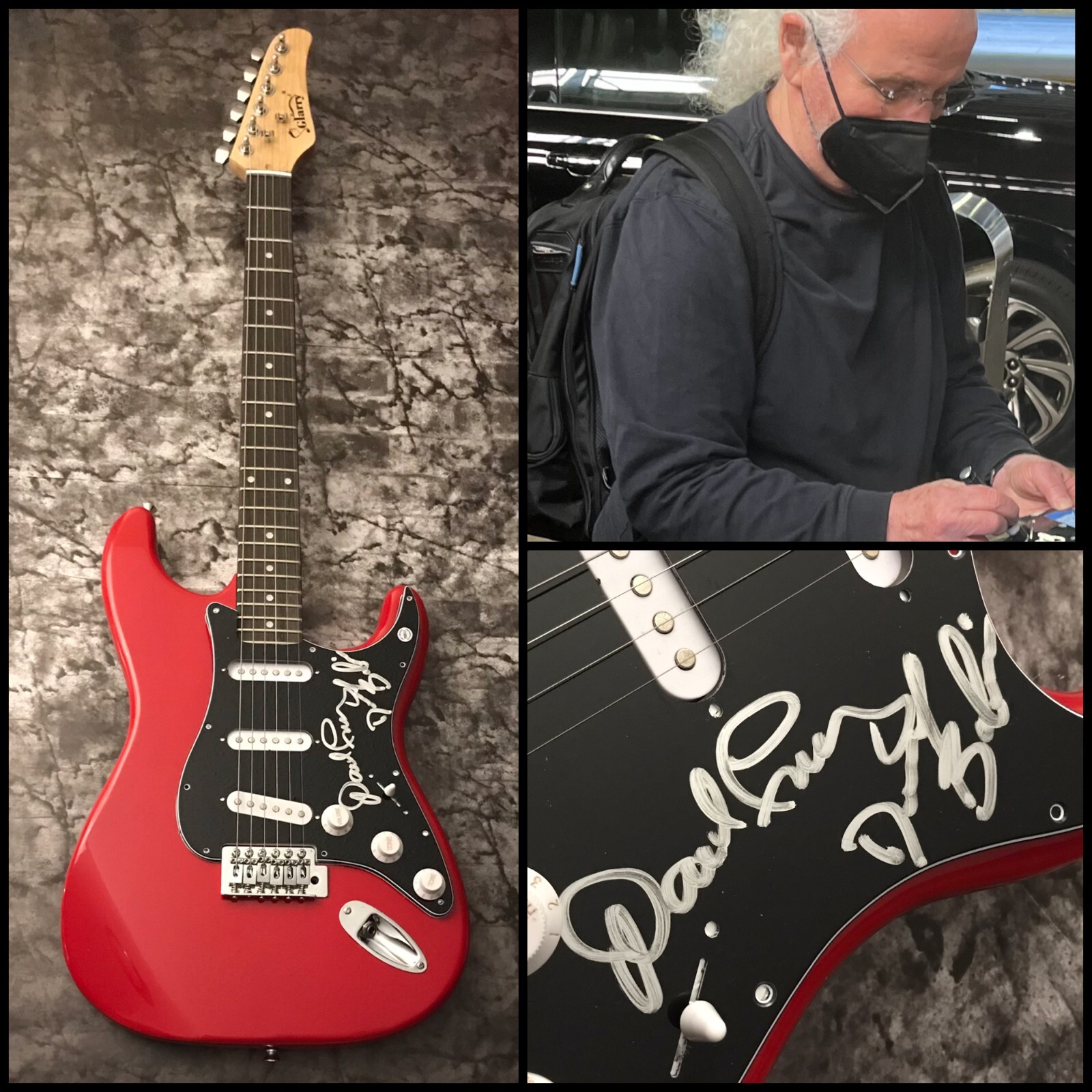 GFA David Freiberg x2 Band * JEFFERSON STARSHIP * Signed Electric Guitar COA
