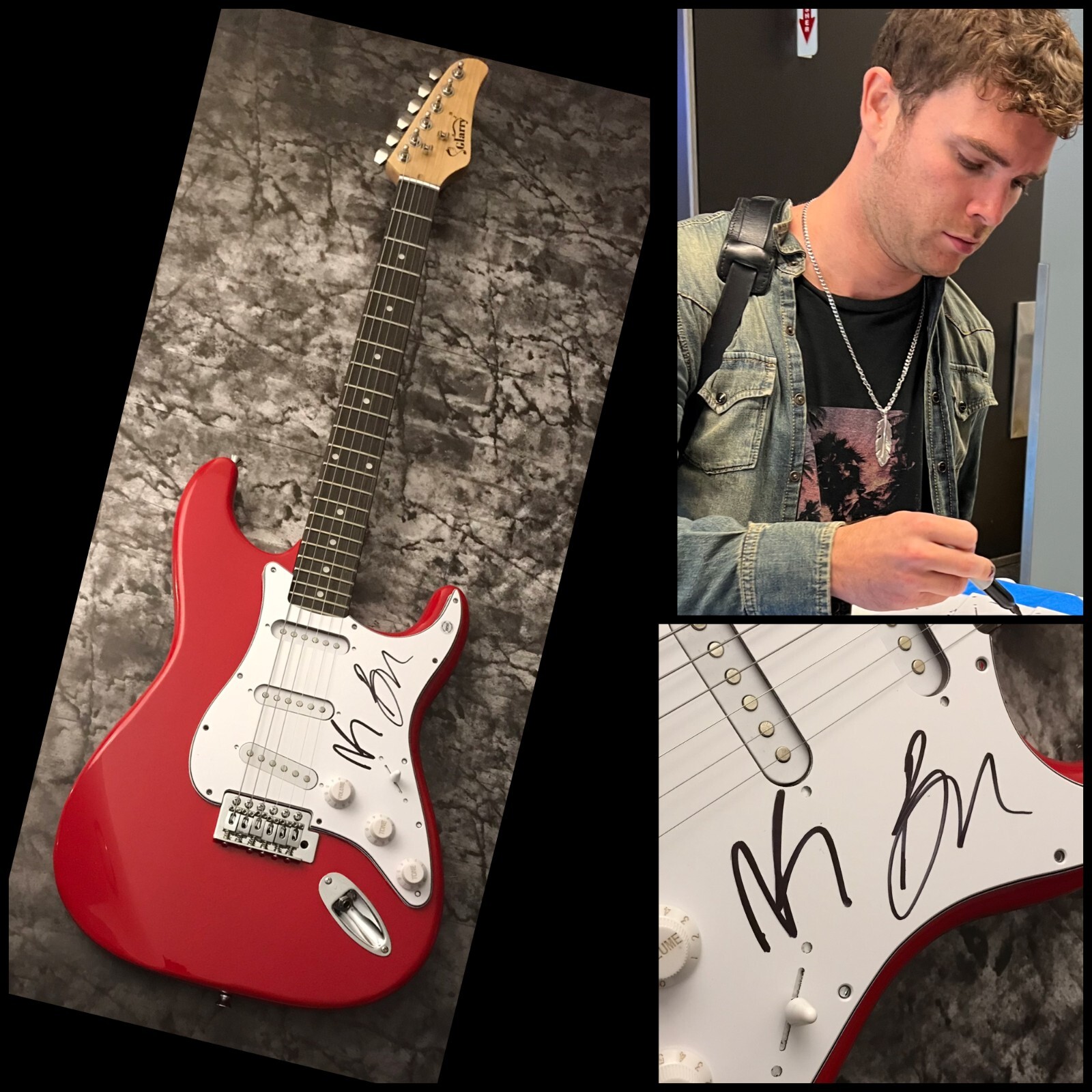 GFA Figure it Out Mike & Matt * ROYAL BLOOD * Band Signed Electric Guitar COA
