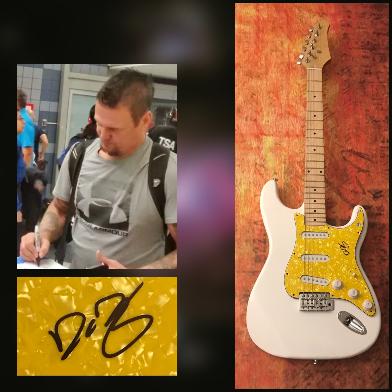 GFA Disturbed The Sickness * DAN DONEGAN * Signed Electric Guitar PROOF COA