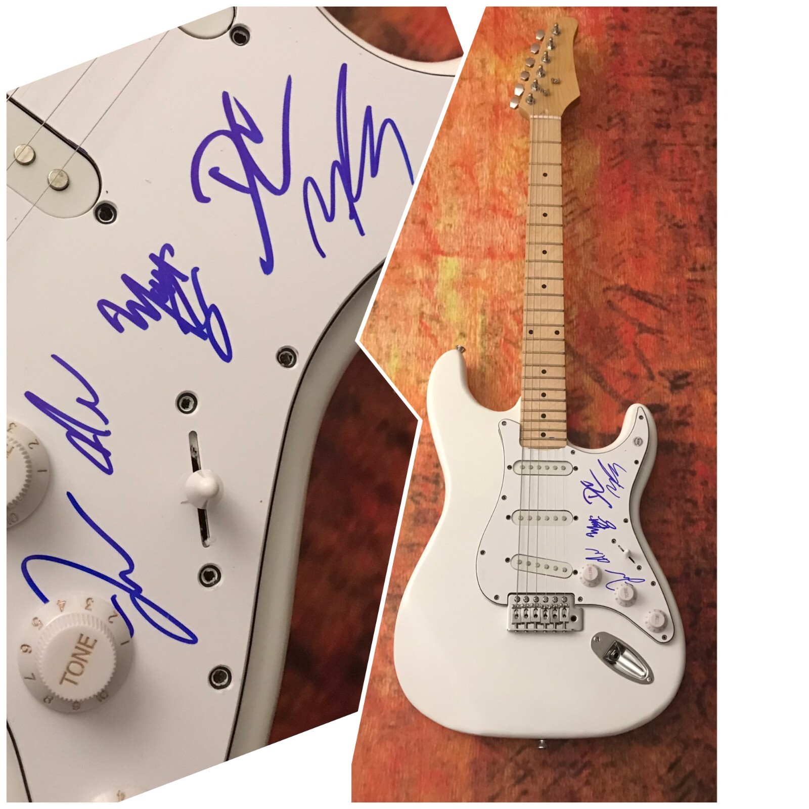 GFA After the Party x5 Band * THE WONDER YEARS * Signed Electric Guitar COA