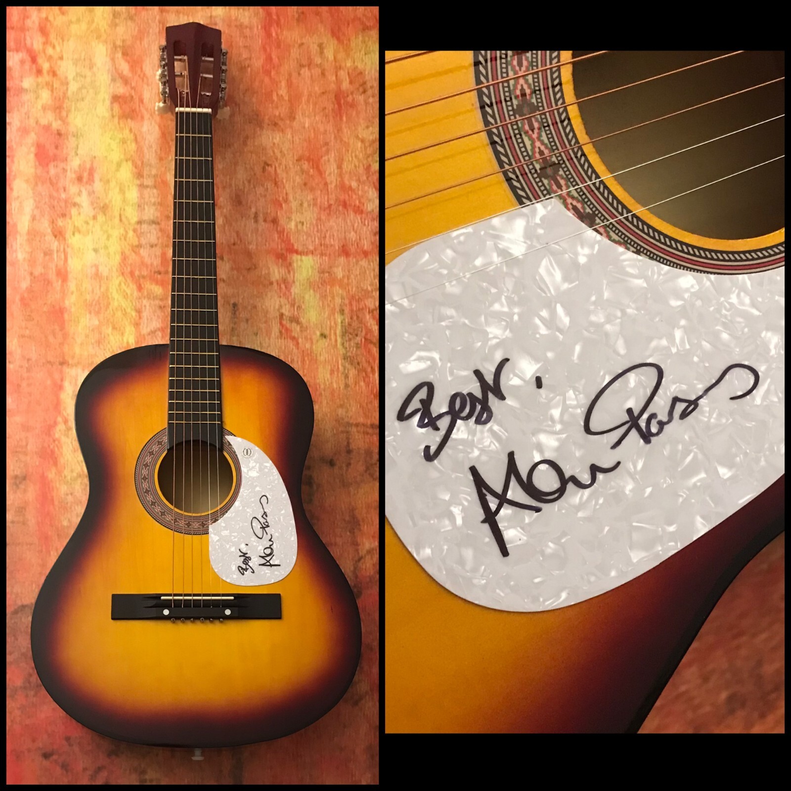 GFA The Project Eye in the Sky * ALAN PARSONS * Signed Acoustic Guitar AP5 COA