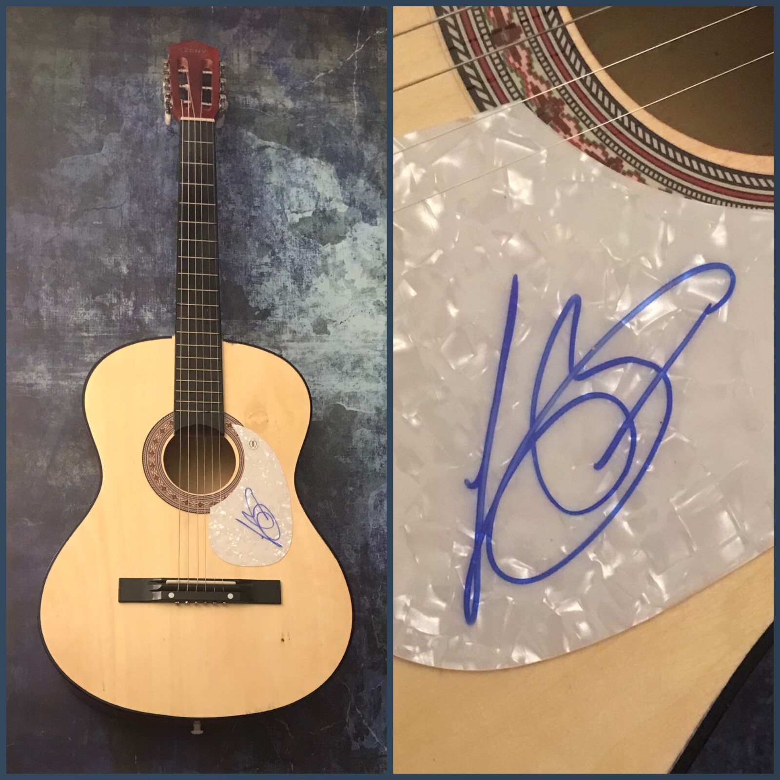 GFA One of them Girls & Rumor * LEE BRICE * Signed Acoustic Guitar PROOF L3 COA
