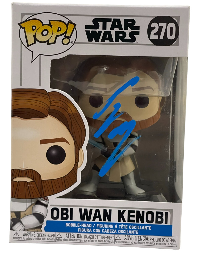 EWAN MCGREGOR SIGNED OBI-WAN KENOBI STAR WARS FUNKO FIGURE AUTOGRAPH BECKETT 1
