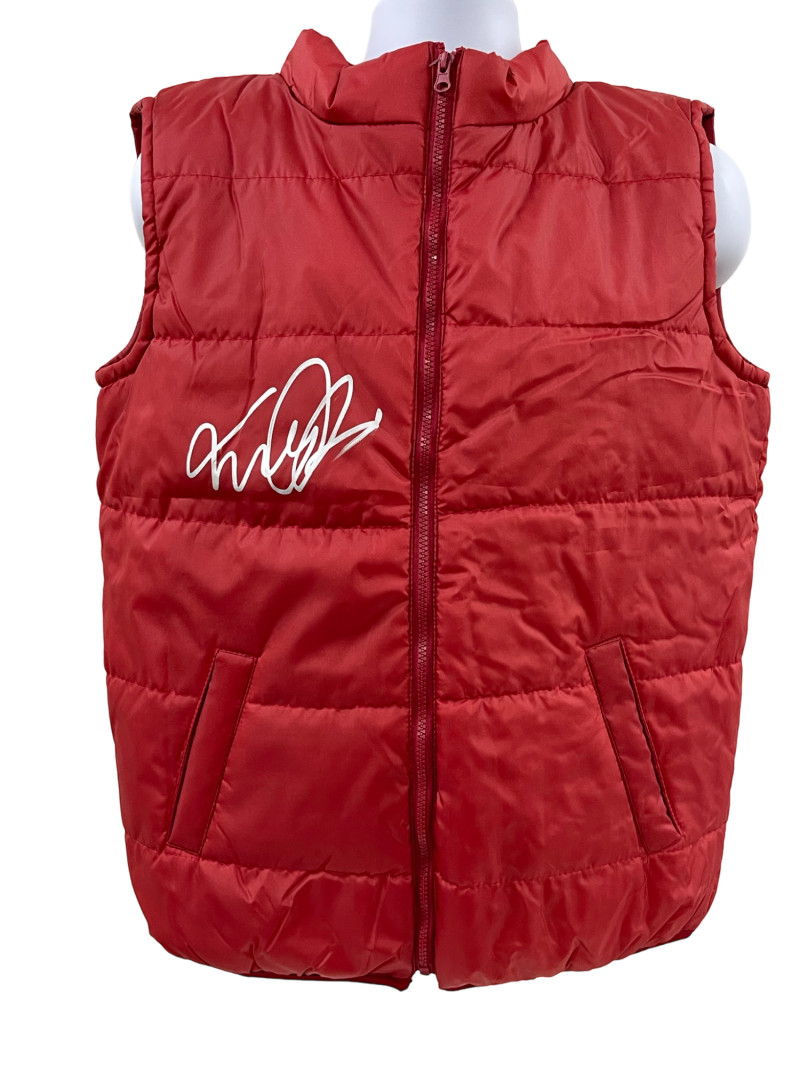 MICHAEL J FOX SIGNED BACK TO THE FUTURE VEST AUTOGRAPH BECKETT WITNESS HOLO 2
