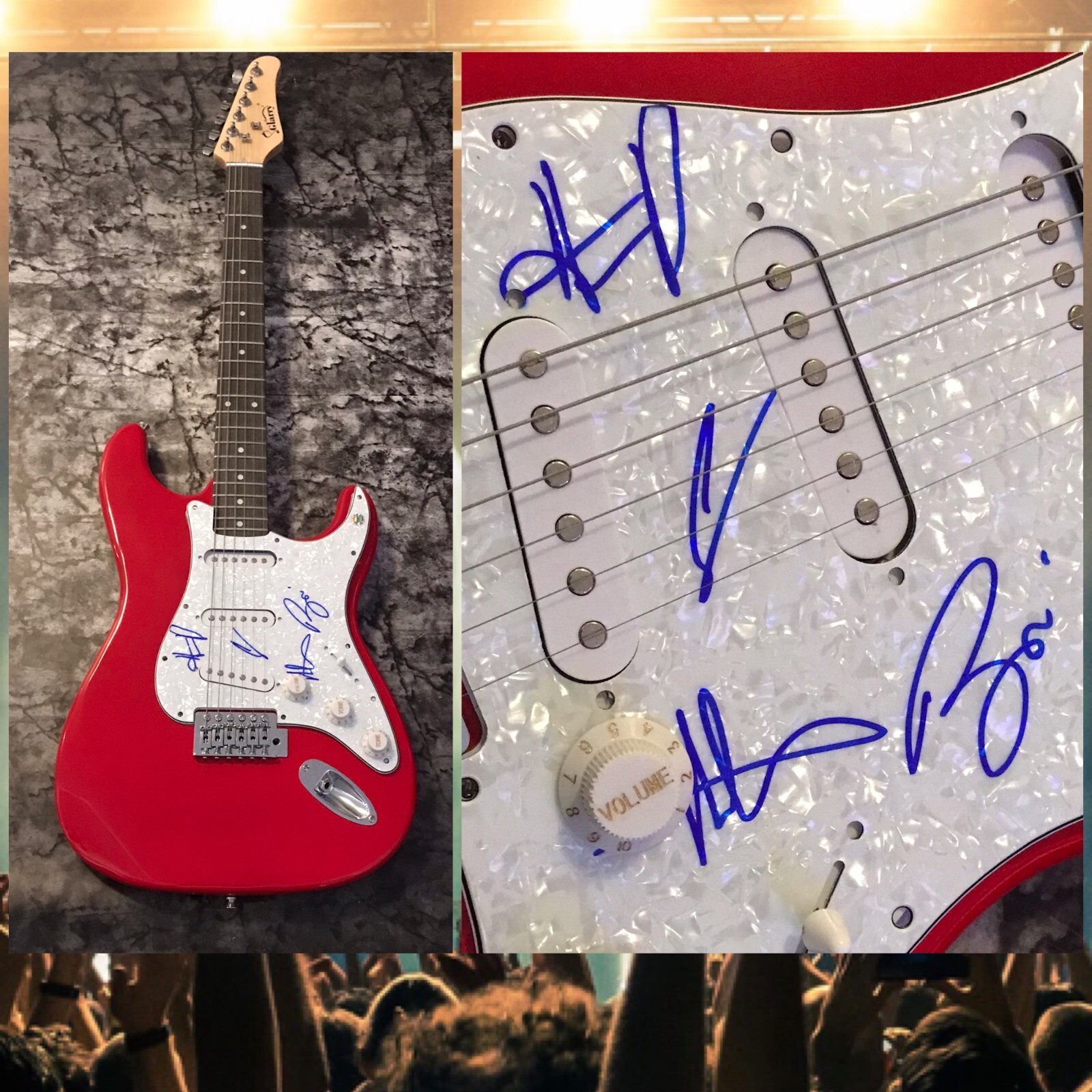 GFA AJ Howie Kevin Brian * BACKSTREET BOYS * Signed Electric Guitar PROOF COA
