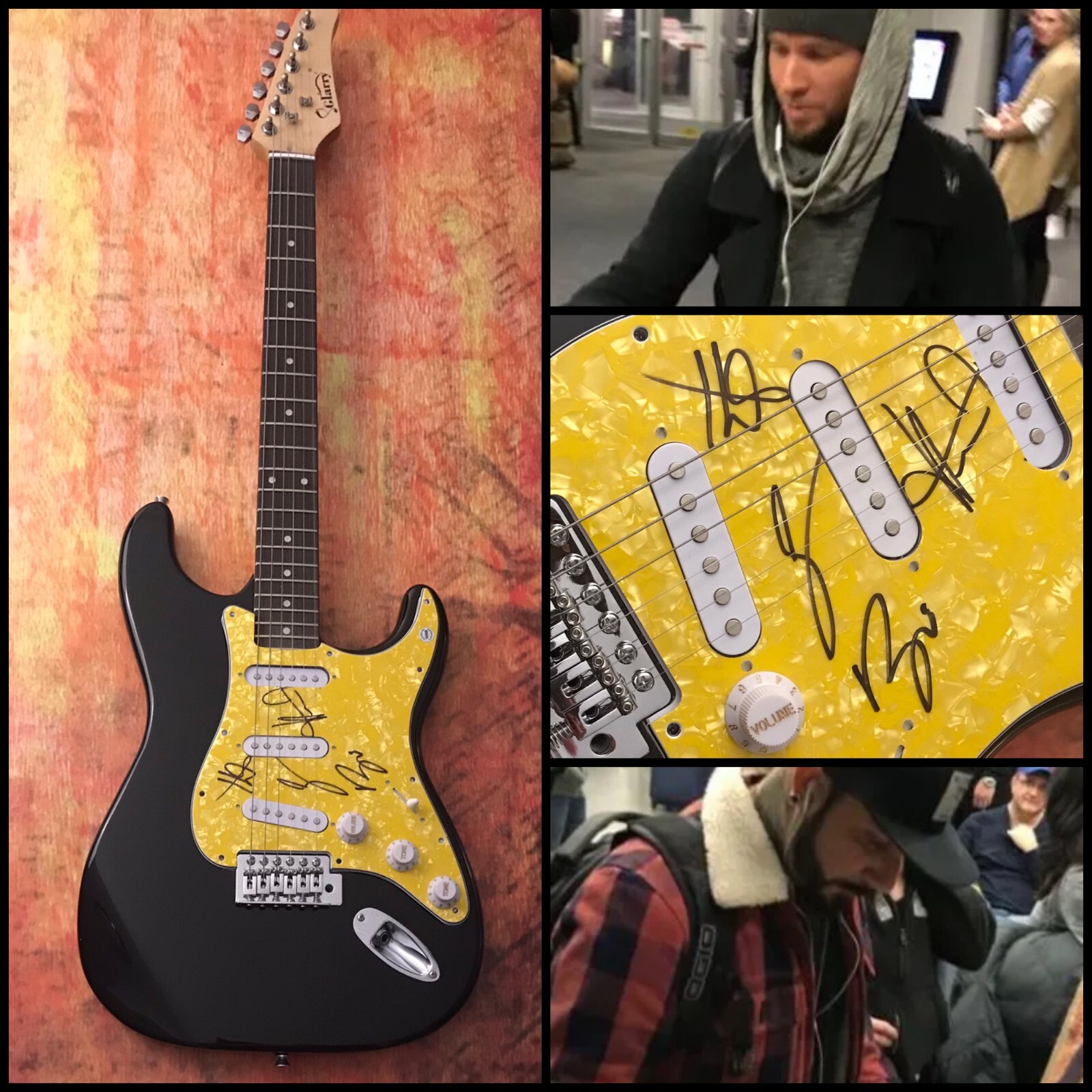 GFA AJ Howie Kevin Brian * BACKSTREET BOYS * Signed Electric Guitar PROOF COA
