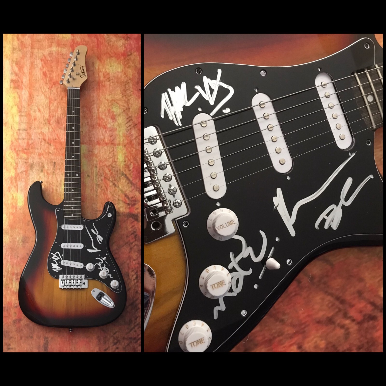 GFA Jacob Bannon Band x4 * CONVERGE * Signed Autographed Electric Guitar LA2 COA
