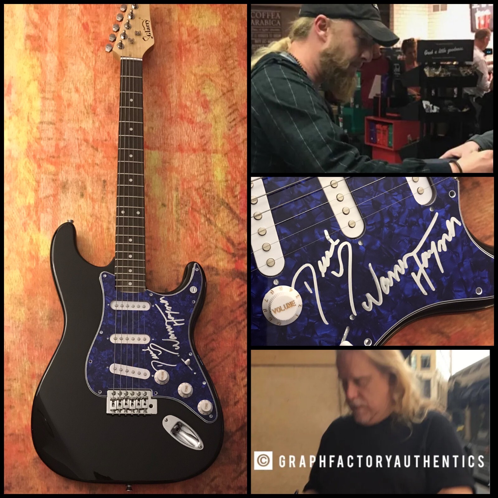 GFA Warren Haynes & Trucks * THE ALLMAN BROTHERS * Signed Electric Guitar COA
