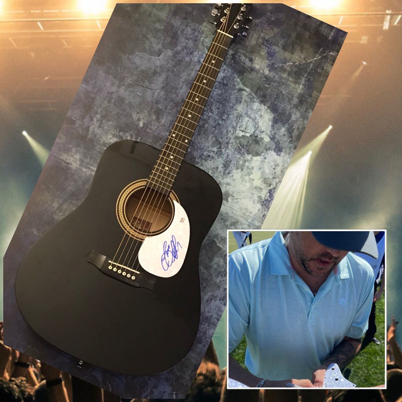 PSA Dirt Road Anthem * JASON ALDEAN * Signed 41