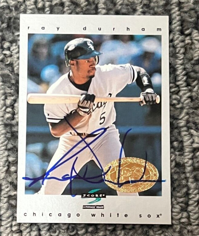 Ray Durham signed autographed 1997 Score Premium Stock Chicago White Sox #158

