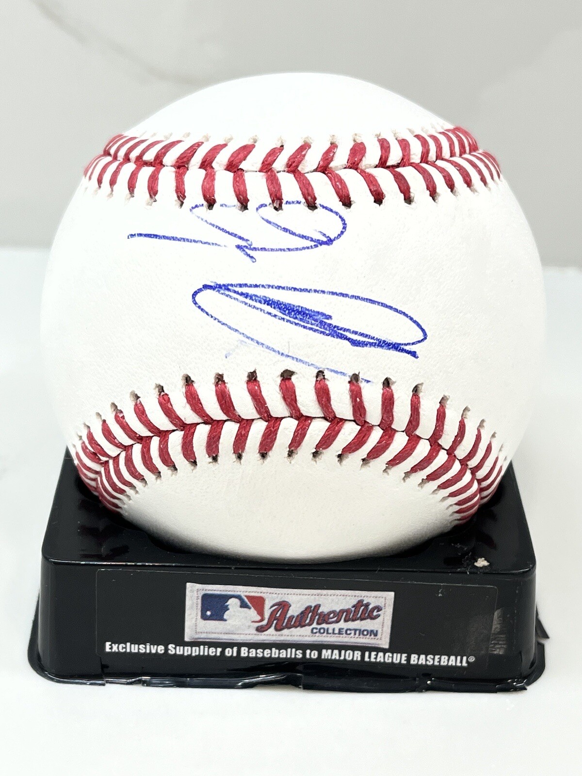 SOICHIRO YAMAZAKI HAND SIGNED OML BASEBALL WBC JAPAN BECKETT CERT BAS
