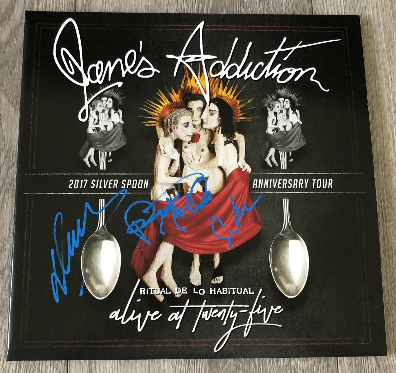 JANE'S ADDICTION SIGNED RITUAL DE LO HABITUAL VINYL PERRY FARRELL +2 EXACT PROOF
