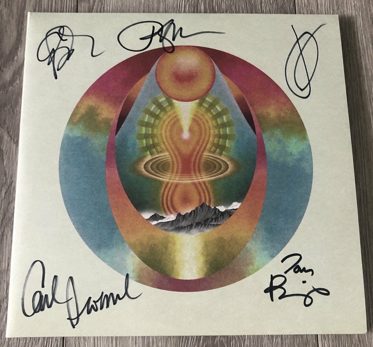 MY MORNING JACKET SIGNED AUTOGRAPH SELF TITLED 2021 VINYL ALBUM JIM JAMES +4 COA

