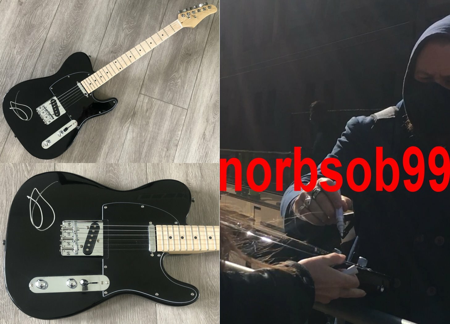 JIM JAMES MY MORNING JACKET SIGNED AUTOGRAPH ELECTRIC GUITAR w/EXACT PROOF
