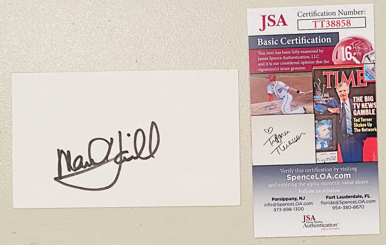 Mark Hamill Signed Autographed 3x5 Card JSA Certified Star Wars Luke Skywalker
