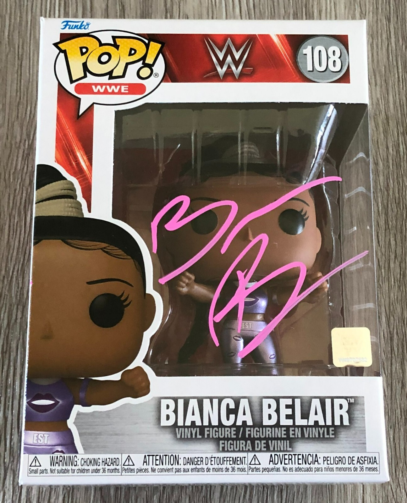 BIANCA BELAIR SIGNED AUTOGRAPH POP FUNKO 108 W/EXACT VIDEO PROOF BECKETT BAS COA COLLECTIBLE MEMORABILIA