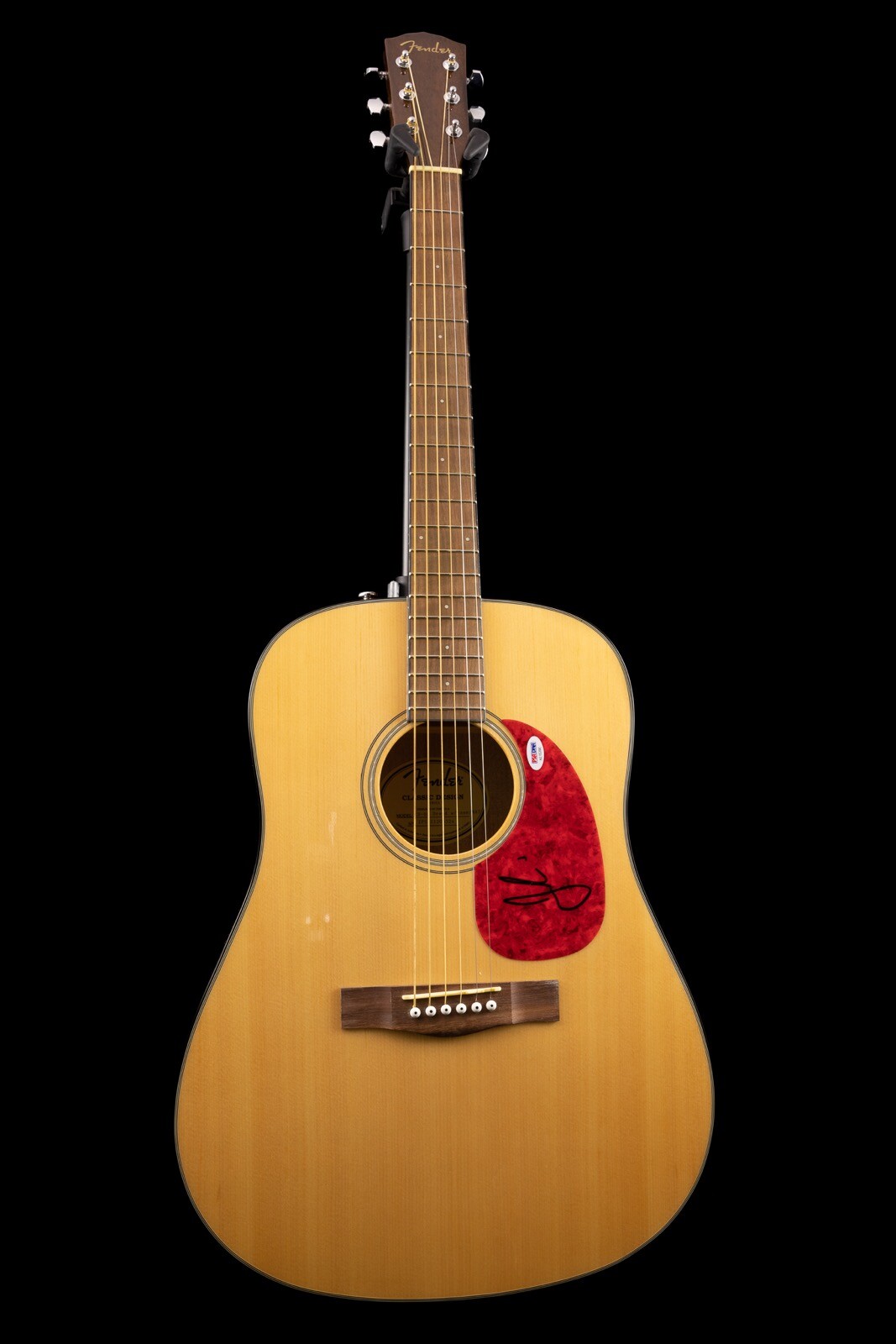 JON PARDI SIGNED FENDER ACOUSTIC GUITAR WITH CASE PSA DNA AE15390
