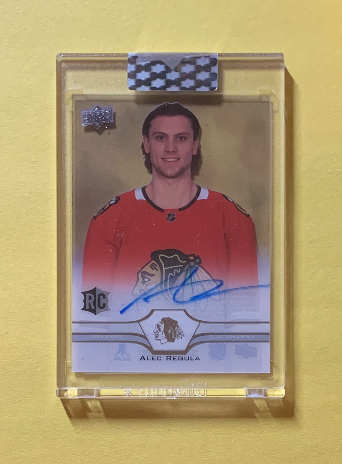 2020-21 UPPER DECK CLEAR CUT HOCKEY ALEC REGULA ROOKIE AUTO #CC-RE